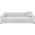 Ruhhy 26182 Elastický potah na rohovou pohovku 190-230 cm světle šedý 45 x 45 cm – Hledejceny.cz