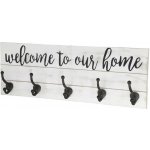 Chic Antique Welcome 70 x 8 x 25 cm krémový antik – Hledejceny.cz