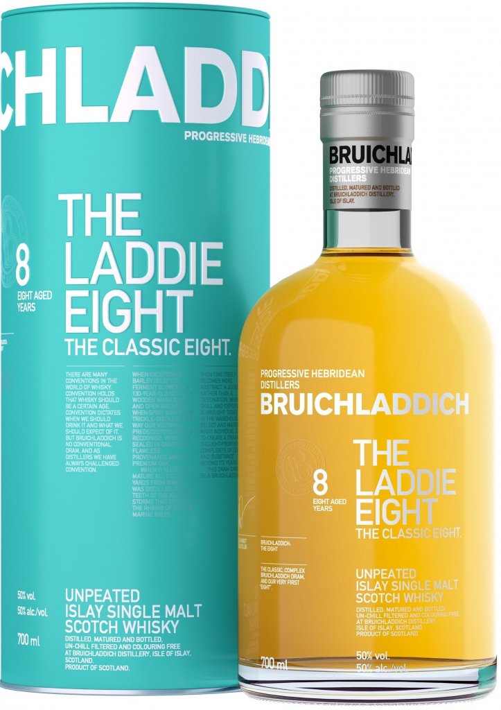 Bruichladdich The Laddie Eight 50% 0,7 l (tuba)