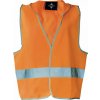 Pracovní oděv Korntex Dětská bezpečnostní vesta Odense s kapucí Oranžová
