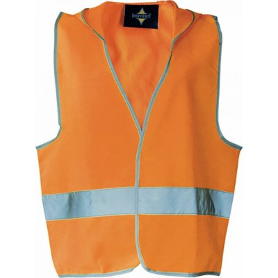 Korntex Dětská bezpečnostní vesta Odense s kapucí Oranžová – Zboží Mobilmania