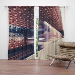 Sablio Závěs Metro v barevné stanici: 2ks 140x250cm – Hledejceny.cz