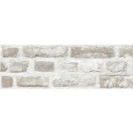 Vinylové bordury na zeď L72807, rozměr 17,6 cm x 5 m, cihly šedo-hnědé, Ugépa