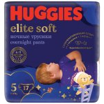 Huggies Elite Soft Pants OVN 5 12-17 kg 17 ks – Zboží Mobilmania