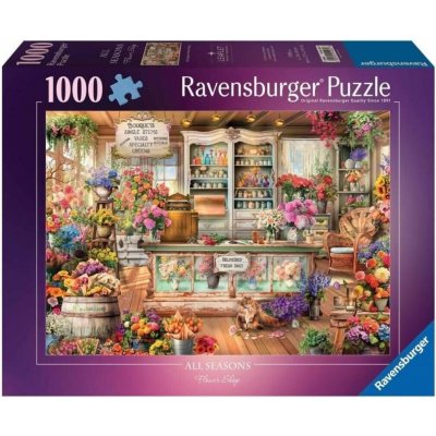 Ravensburger All Seasons květinářství 1000 dílků – Sleviste.cz
