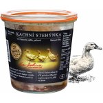 od Farmáře.cz Kachní stehýnka ve vlastním sádle pečená 450 g – Zboží Dáma