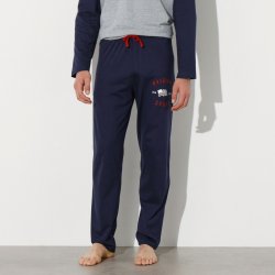 Blancheporte pánské pyžamové kalhoty s potiskem námořnická modrá