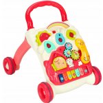 KIK Detské chodítko interaktívny vzdelávací stôl 4v1 červený Bibi inn – Zboží Mobilmania