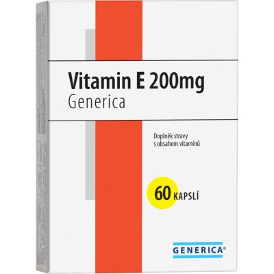Generica Vitamin E 200 I.U. 60 kapslí