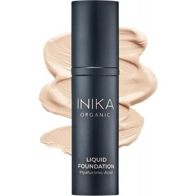 Inika Organic Make-up Liquid Foundation with Hyaluronic Acid Nude 30 ml