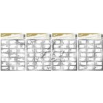 Samolepky na dárky vánoční střibrn 20x30 – Hledejceny.cz