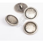 Knoflík Drops 529 Loop (silver) 20mm – Zboží Dáma