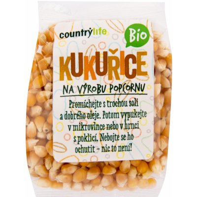 Country Life Kukuřice na výrobu popcornu Bio 200 g – Zboží Dáma