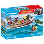 Playmobil 71464 Hasičský člun s vodním skútrem – Zboží Živě