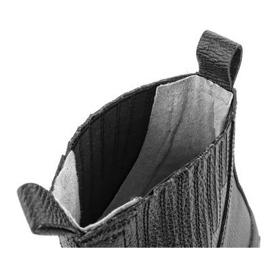 Obuv kotníkova DRAGO S1 pérko s ocelovou špicí, PUguma, černá