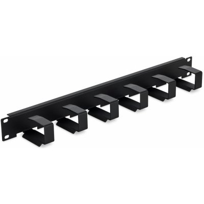 Vyvazovací panel Triton RAB-VP-X23-A1 Vyvazovací panel, 19", 1U, 6x vyvazovací háček 70x27mm, černý RAB-VP-X23-A1 – Hledejceny.cz