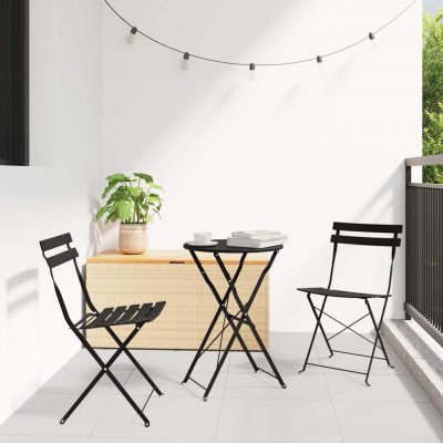 Omaxi 842992 Skládací židle do zahrady 2 ks Antracit 42 x 46 x 82 cm Ocel – Hledejceny.cz