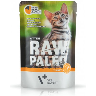 Vet Planet Raw Paleo Kitten Turkey pro koťata 100 g – Hledejceny.cz