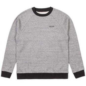 Brixton Trevor mikina Heather grey/black