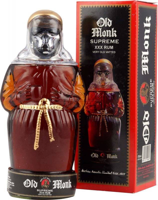 Old Monk Supreme XXX Rum 42,8% 0,7 l (karton)