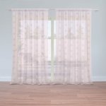 Sablio Záclony Růžové puntíky: 2ks 150x250cm – Hledejceny.cz