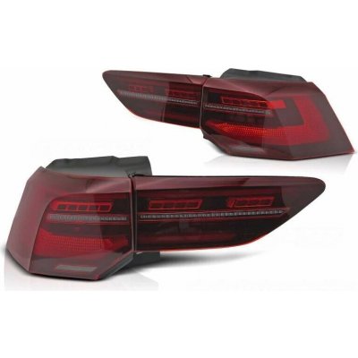 Zadní FULL LED světla pro VW Golf VIII (2019–2024) s dynamickým blinkrem – Červená (Sada) – Hledejceny.cz
