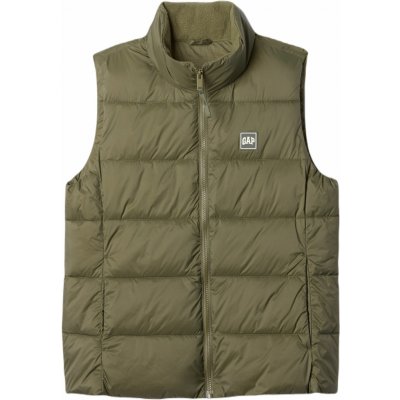 GAP V-FRCH Logo Khaki – Sleviste.cz