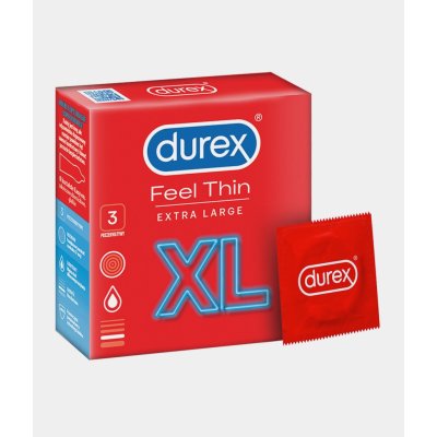 Durex Feel Thin XL 12 ks – Zboží Mobilmania