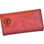 Harvey Miller Červená kožená peněženka 1743 895 – Zboží Mobilmania