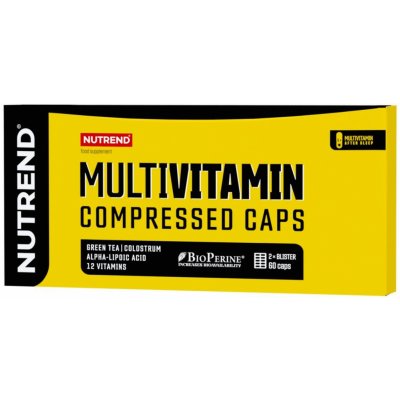 Nutrend Multivitamin COMPRESSED CAPS bez příchuti 60 kapslí – Hledejceny.cz