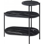 Home Styling Collection Fronti 64 x 33 x 63 cm černý mramor – Zboží Mobilmania