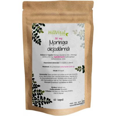 HillVital Moringa olejodárná 60 kapslí – Hledejceny.cz
