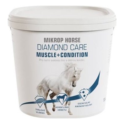 MIKROS Horse Diamond Care Muscle + Condition Pro horní svalovou linii a dobrou kondici 3 kg – Zboží Dáma