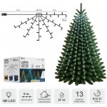 Chomik Světelný hvězdicový řetěz 480 LED, 16x3m, studené světlo – Hledejceny.cz