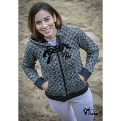 Mikina Pénélope ROSY Tmavě šedá – Zboží Dáma