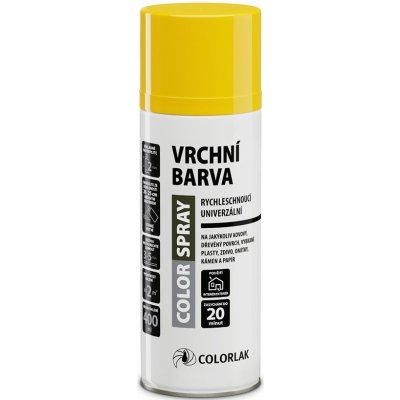 Colorlak Colorspray vrchní barva 400 ml AC610 šedá lesk RAL 7022 – Zbozi.Blesk.cz