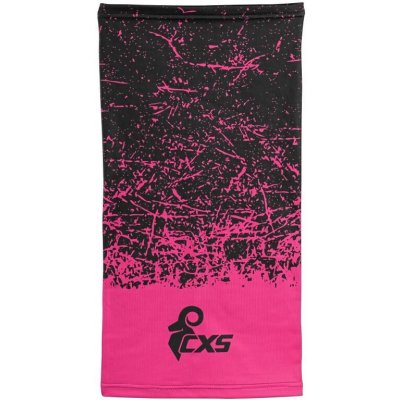 CXS šátek multifunkční Lory černá/růžová – Zboží Mobilmania