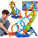 Mattel Hot Wheels Dráha vertikální osmičková herní set s autíčkem – Zboží Dáma