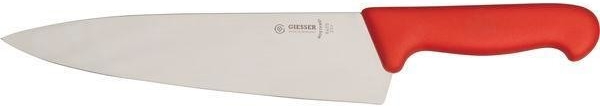 Giesser Messer Nůž kuchyňský ergonomické madlo červené 20 cm