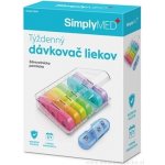 SimplyMed Dávkovač léků týdenní 21010 Horizont – Hledejceny.cz