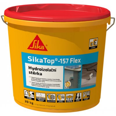 SIKA SikaTop-157 Flex, 20kg - vysoce elastická hydroizolace pod obklady a dlažbu – Zboží Mobilmania