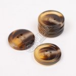 Knoflík imitace rohoviny (karamel) no. 709 18mm – Zboží Dáma