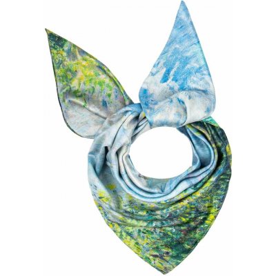 Biju dámský hedvábný šátek RR3050-08 letuška s potiskem malba tahů štětce 9001637-7 – Sleviste.cz