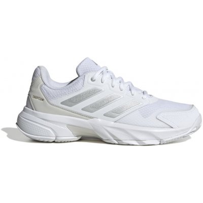 adidas CourtJam Control 3 Tennis Shoes Women's White/Silver – Zboží Dáma