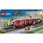 LEGO® City 60423 Tramvaj a zastávka v centru města – Zboží Dáma
