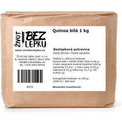 Život bez lepku Quinoa bílá 1 kg – Sleviste.cz