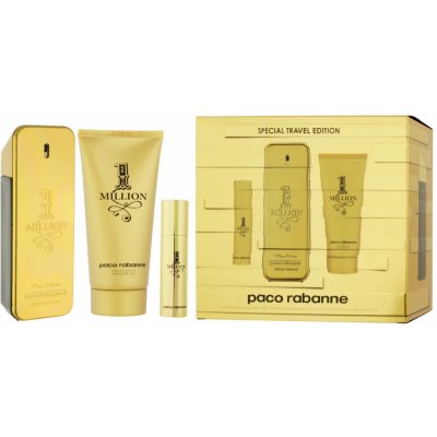 Paco Rabanne 1 Million EDT 100 ml + EDT 10 ml + sprchový gel 100 ml dárková sada – Hledejceny.cz