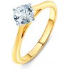 Prsteny Savicki zásnubní prsten The Light dvoubarevné zlato diamant DL R3 1 ZB