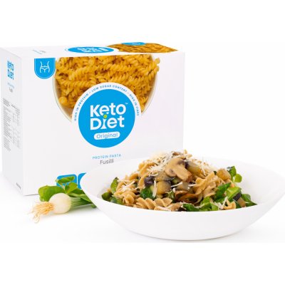 KetoDiet Fusilli Proteinové těstoviny Fusilli 350 g