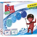 Dr. Devil Polar Aqua Push Pull WC blok bez košíku 2 x 20 g – Zboží Mobilmania